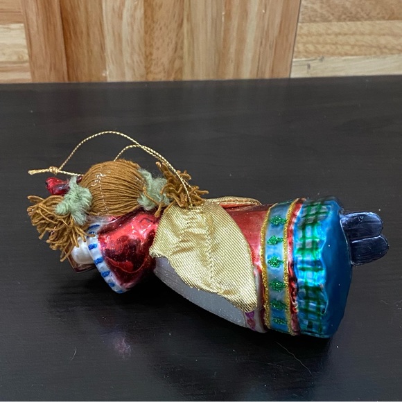 Vintage Handblown Mercury Glass Angel Christmas Holiday Ornament - Picture 4 of 12